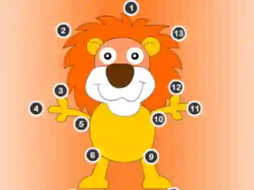 שפּיל Point To Point Happy Animals אָנליין