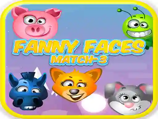 שפּיל Funny Faces Match-3 אָנליין