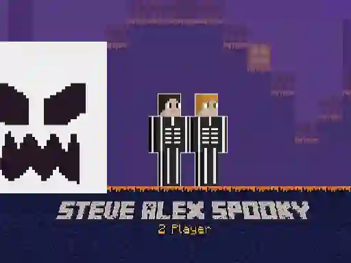 שפּיל Steve Alex Spooky 2 Player אָנליין