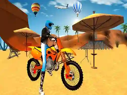 שפּיל Motocross Beach Game: Bike Stunt Racing אָנליין