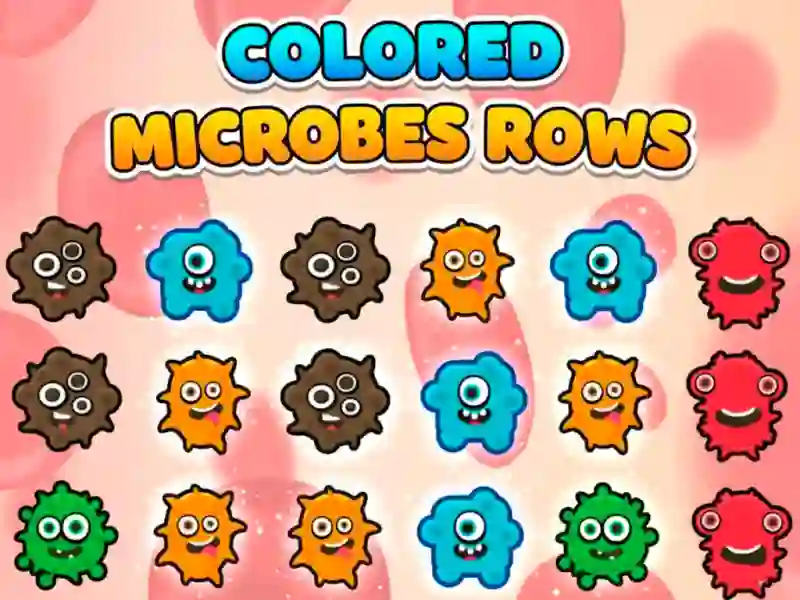 שפּיל Colored Microbes Rows אָנליין