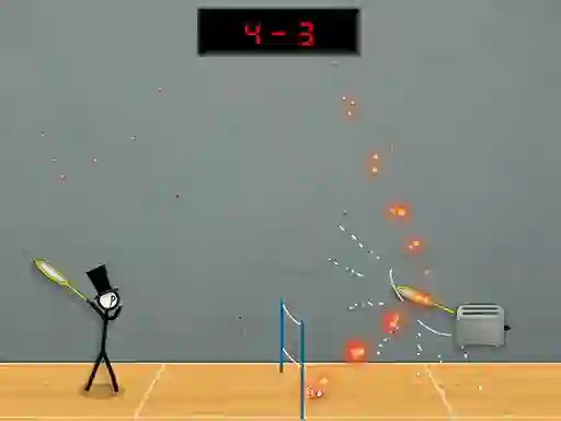 שפּיל Stick Figure Badminton 3 אָנליין