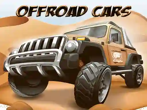 שפּיל Offroad Cars Jigsaw אָנליין