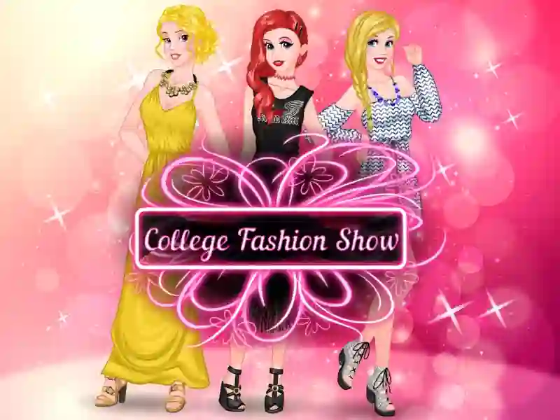 שפּיל College Fashion Show אָנליין