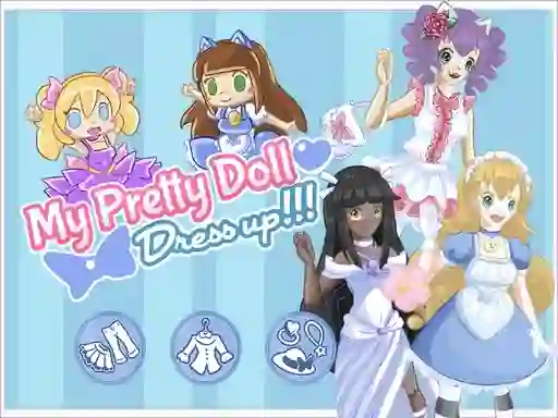 שפּיל My pretty doll : Dress up אָנליין