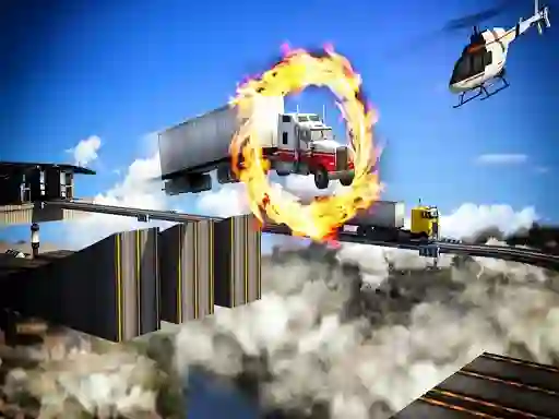 שפּיל Impossible Truck Driving Stunt Track Parking אָנליין
