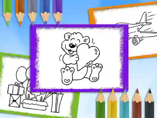 שפּיל Cartoon Coloring Book אָנליין