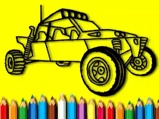 שפּיל Back To School: Rally Car Coloring Book אָנליין