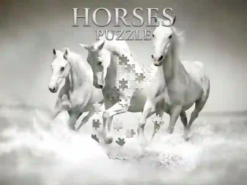 שפּיל Horses Puzzle אָנליין