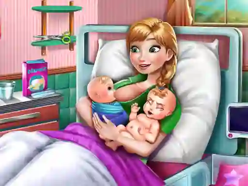 שפּיל Ice Princess Twins Birth אָנליין