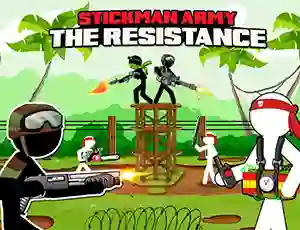שפּיל Stickman Army: The Resistance אָנליין