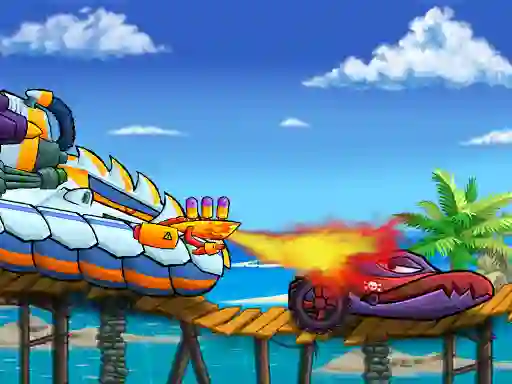 שפּיל Car Eats Car Sea Adventure אָנליין