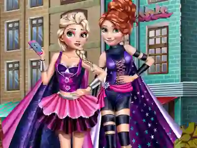 שפּיל Superhero Spring Princess Dress Up אָנליין