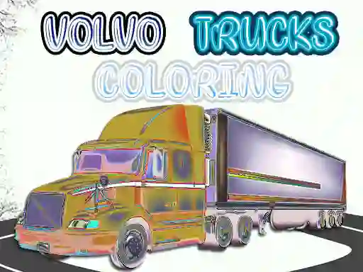שפּיל Volvo Trucks Coloring אָנליין