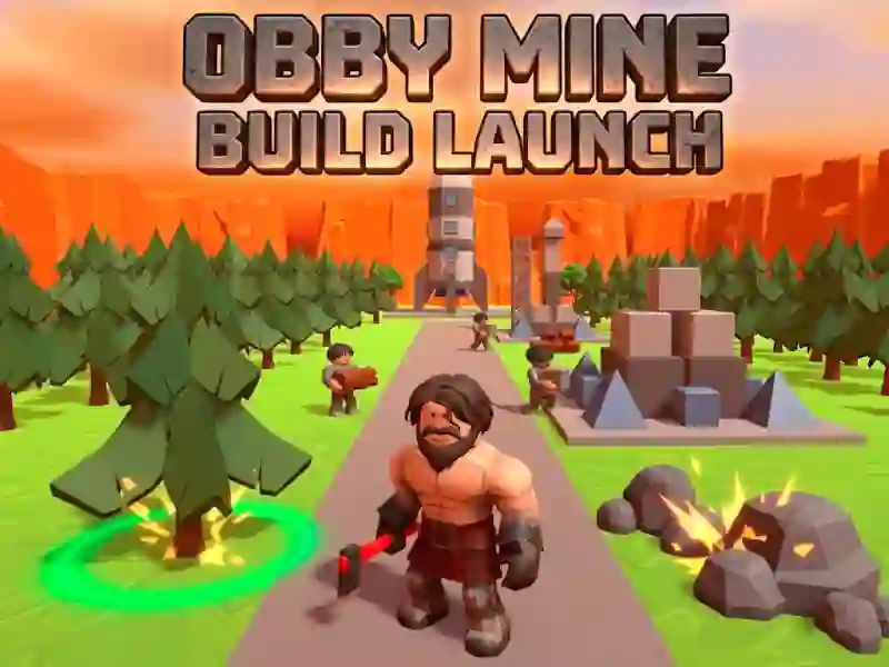 שפּיל Obby Mine Build Launch אָנליין