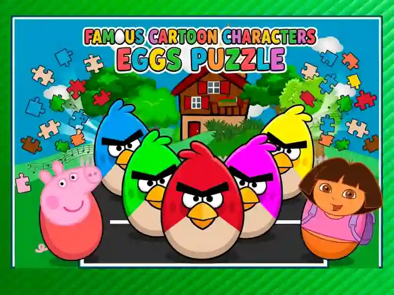שפּיל Famous Cartoon Characters Eggs אָנליין