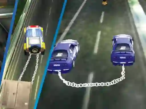 שפּיל Chained Impossible Driving Police Cars אָנליין