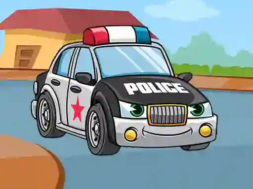 שפּיל Police Cars Jigsaw אָנליין