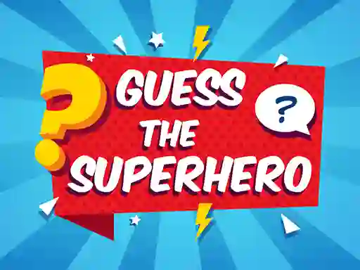 שפּיל Guess The Superhero אָנליין
