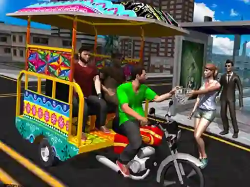 שפּיל TukTuk Chingchi Rickshaw 3D אָנליין