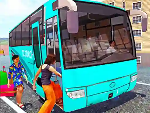 שפּיל Off Road bus Transport Driver: Tourist Coach Sim אָנליין