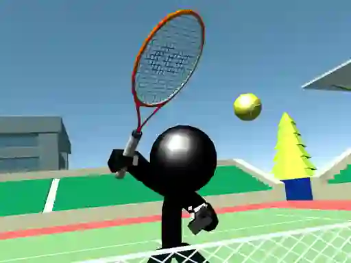 שפּיל Stickman Tennis 3D אָנליין