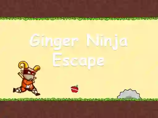 שפּיל Ginger Ninja Escape אָנליין
