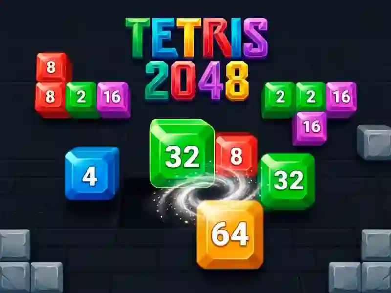 שפּיל Tetris 2048 אָנליין