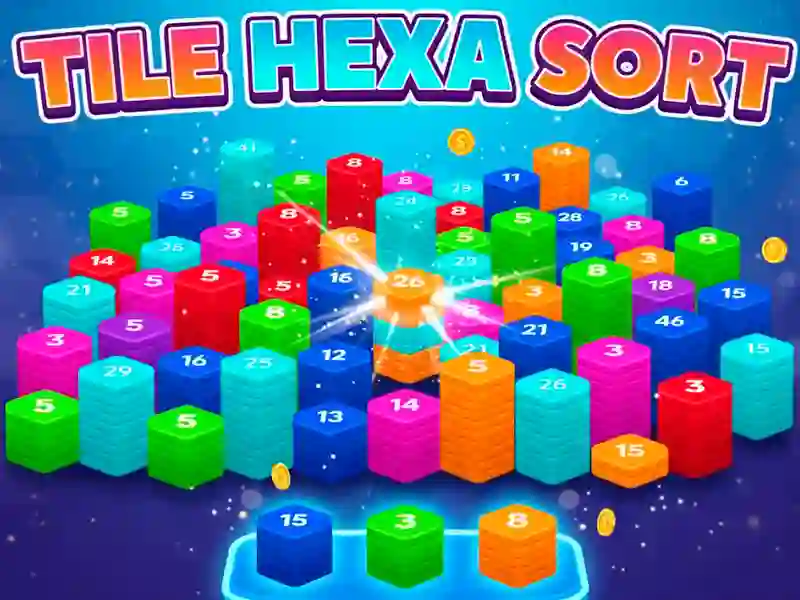 שפּיל Tile Hexa Sort אָנליין