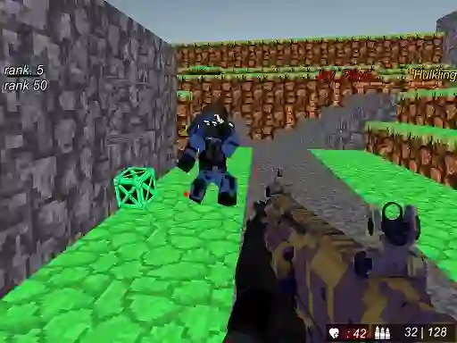 שפּיל Blocky Wars Advanced Combat Swat Multiplayer אָנליין
