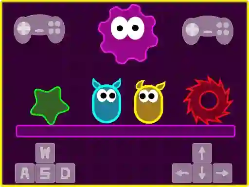 שפּיל Neon Slimes אָנליין
