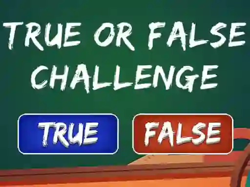 שפּיל  True Or False Challenge אָנליין