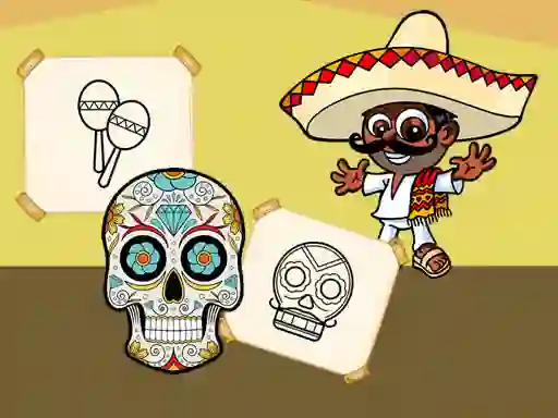שפּיל Crazy Mexican Coloring אָנליין
