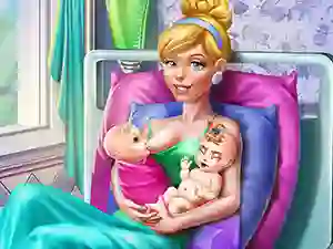 שפּיל Cinderella Twins Birth אָנליין