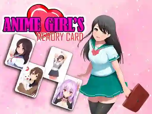 שפּיל Anime Girls Memory Card אָנליין