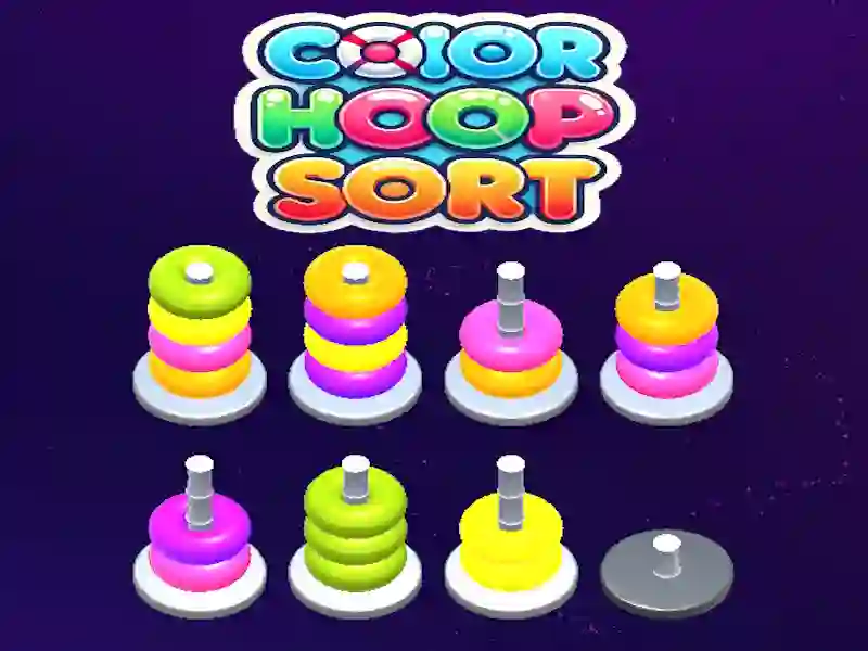 שפּיל Color Hoop Sort אָנליין