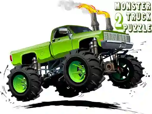 שפּיל Monster Truck Puzzle 2 אָנליין