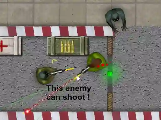 שפּיל Zombie Shooting 2D אָנליין