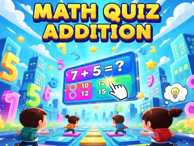 שפּיל Math Quiz Addition אָנליין
