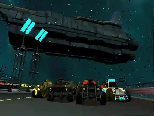 שפּיל Moon Car Stunt אָנליין