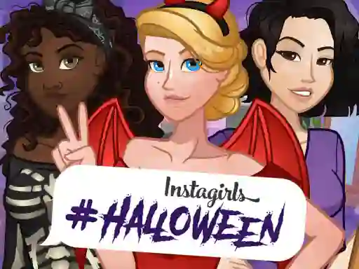 שפּיל Instagirls Halloween Dress Up אָנליין