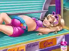 שפּיל Pregnant Princess Tanning Solarium אָנליין
