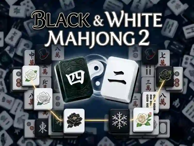 שפּיל Black & White Mahjong 2 אָנליין