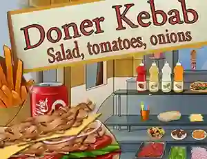 שפּיל Doner Kebab Salad, Tomatoes, Onions אָנליין