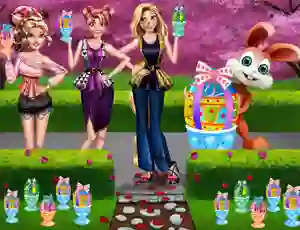 שפּיל Girls Easter Chocolate Eggs אָנליין