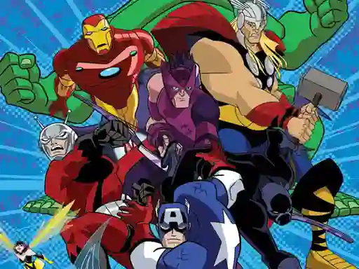 שפּיל Avengers Coloring אָנליין
