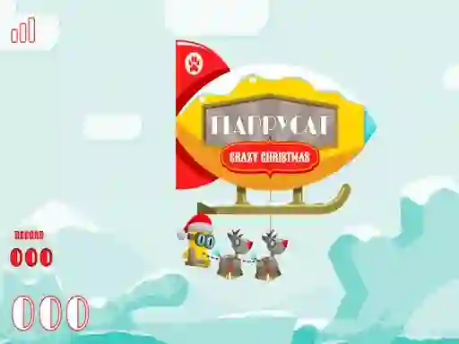שפּיל FlappyCat Crazy Christmas אָנליין