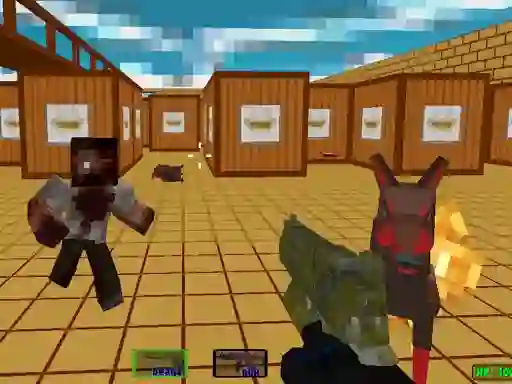 שפּיל Pixel Swat Zombie Survival אָנליין