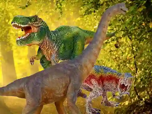 שפּיל World Of Dinosaurs Jigsaw אָנליין