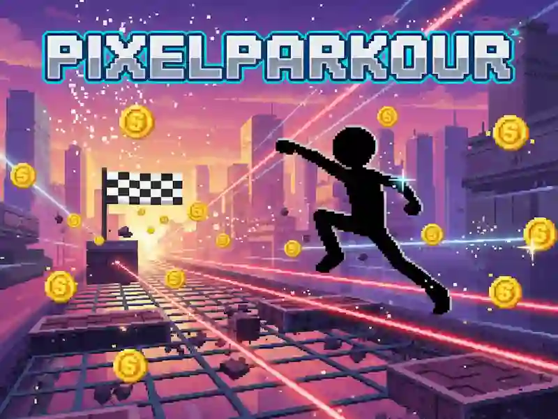 שפּיל Pixel Parkour אָנליין